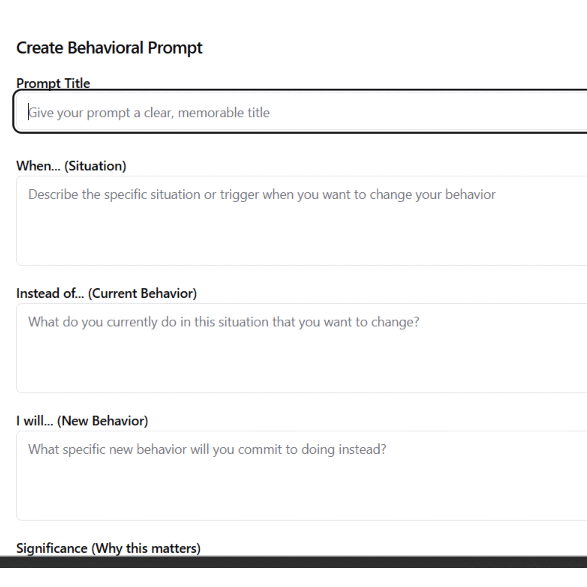 sentience - prompt creation